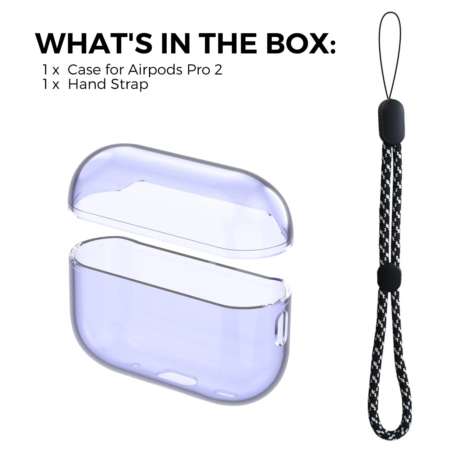 transparent AirPods Pro 2 TPU Transparent Protective Case