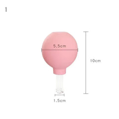 4 Set Glass Suction Cups with Silicone Balls