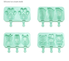 Matcha Green Cute Animals Shaped Silicone Cake Pop Mold