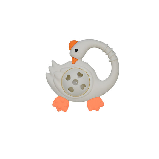 Goose-Shaped Grasping Rattle