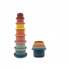 3-Color Silicone Stacking Toy