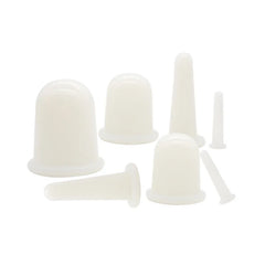 6 piece Transparent 6 Cups Facial Cupping Set | Silicone Cupping Therapy Kit