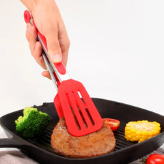 Silicone Cooking Tongs Stainless Steel