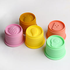 Fruit-Shaped Silicone Stacking Toy