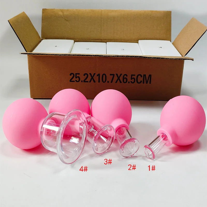 4 pcs Silicone Cupping Set | Best Cupping Device