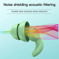 1 Pair Silicone Ear Plugs | Earplugs to Cancel Noise