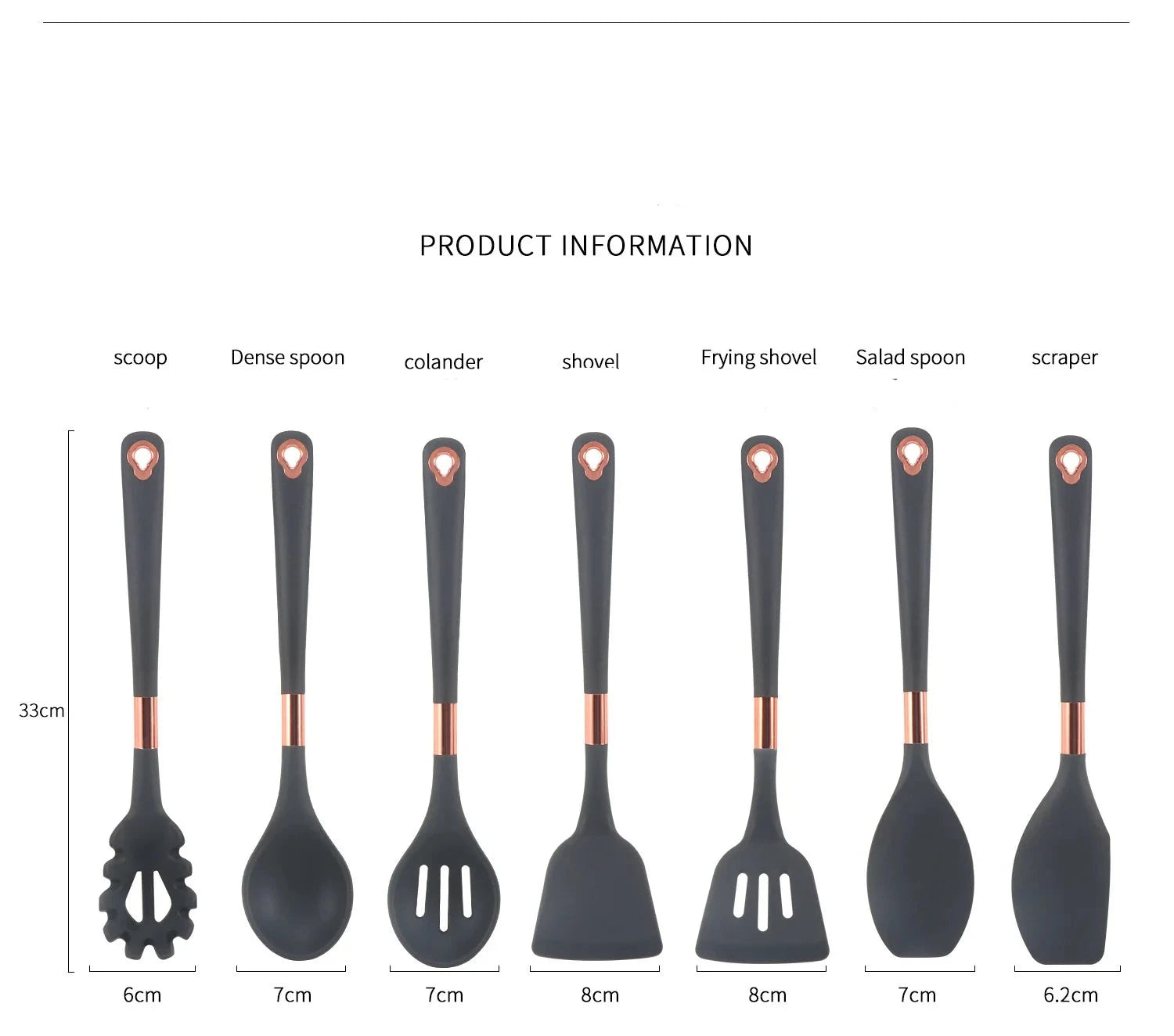10-piece Silicone Kitchen Utensils Set