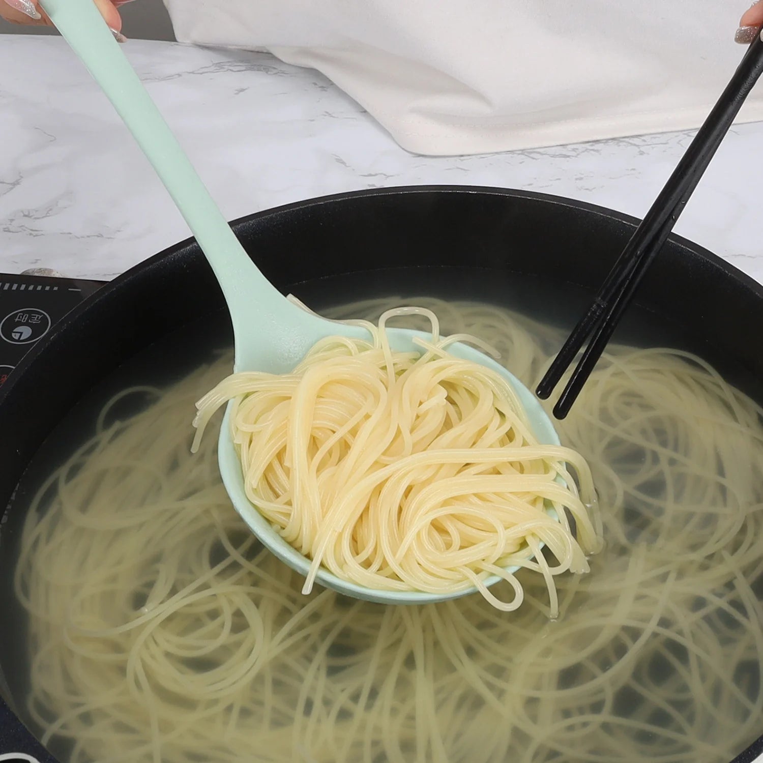 4 Silicone Cooking Spoons | Slotted Ladle