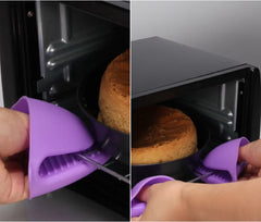 7x Silicone Heat Resistant Oven Mits