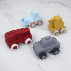 Child Silicone Toy Car Set