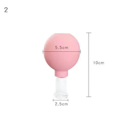 4 Set Glass Suction Cups with Silicone Balls
