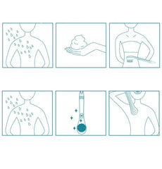 Electric Shower Silicone Body Scrubber | Shower Brush
