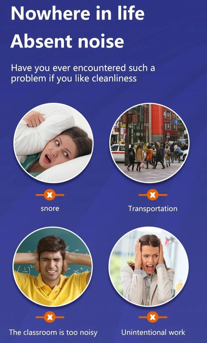 Soft Silicone Sleep Earbuds | Noise Reducing Earplugs