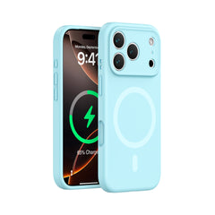 Magnetic Liquid Silicone Case for iPhone 17ProMax