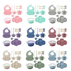 9-piece Silicone Baby Utensils | Best Baby Feeding Set
