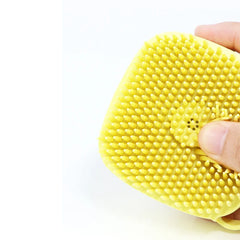 Soft Silicone Body Scrubber with soap dispenser