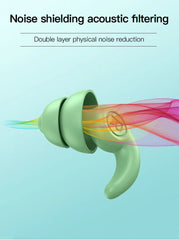 1 Pair Silicone Ear Plugs | Earplugs to Cancel Noise