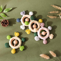 Forest Pattern Silicone Boilable Teether