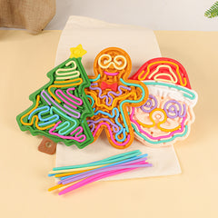 Christmas-Themed Sensory Activity Board Set