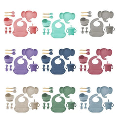 Silicone Baby Feeding Set | Anti Slip Baby Utensils
