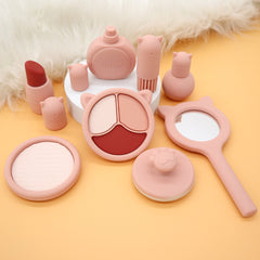 Silicone Kids Makeup Vanity Play Set