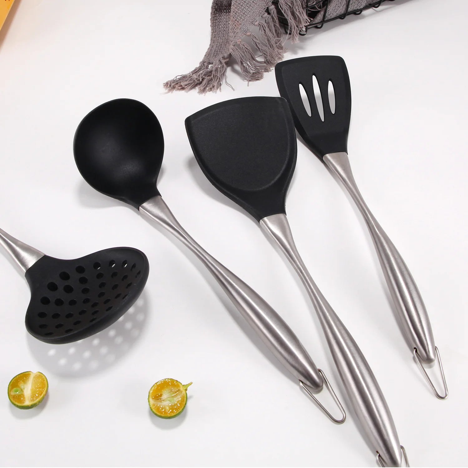 4x Silicone Utensil Set | Non Toxic Kitchen Utensils