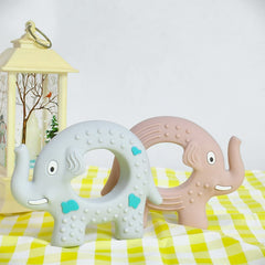 Silicone Elephant-Shaped Teether