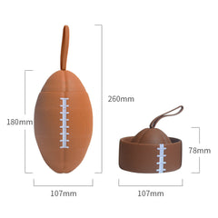 Rugby Silicone Water Cup