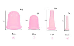 6 Cups Facial Cupping Set | Silicone Cupping Therapy Kit
