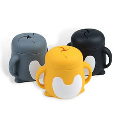 Cartoon Shaped Silicone Sippy cup for Newborn
