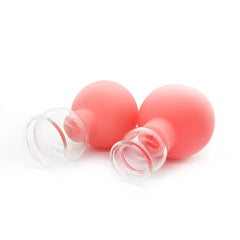 5 Glass Suction Cups | Facial Cupping Set