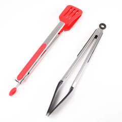 Silicone Cooking Tongs Stainless Steel