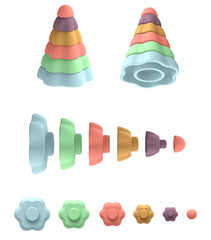 Christmas Tree Baby Building Blocks Teething Toy