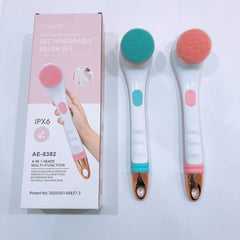 Electric Shower Silicone Body Scrubber | Shower Brush