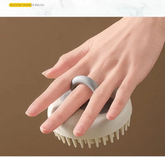 Silicone Bristles Scalp Scrubber | Shampoo Brush