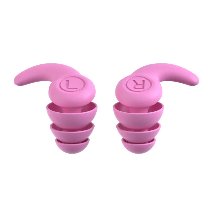 Pink Silicone Waterproof Earplugs | Earplugs for Swimming