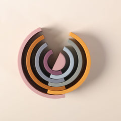 8 Layers Rainbow Ring Arch Building Blocks