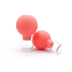 5 Glass Suction Cups | Facial Cupping Set