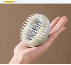 Silicone Bristles Scalp Scrubber | Shampoo Brush