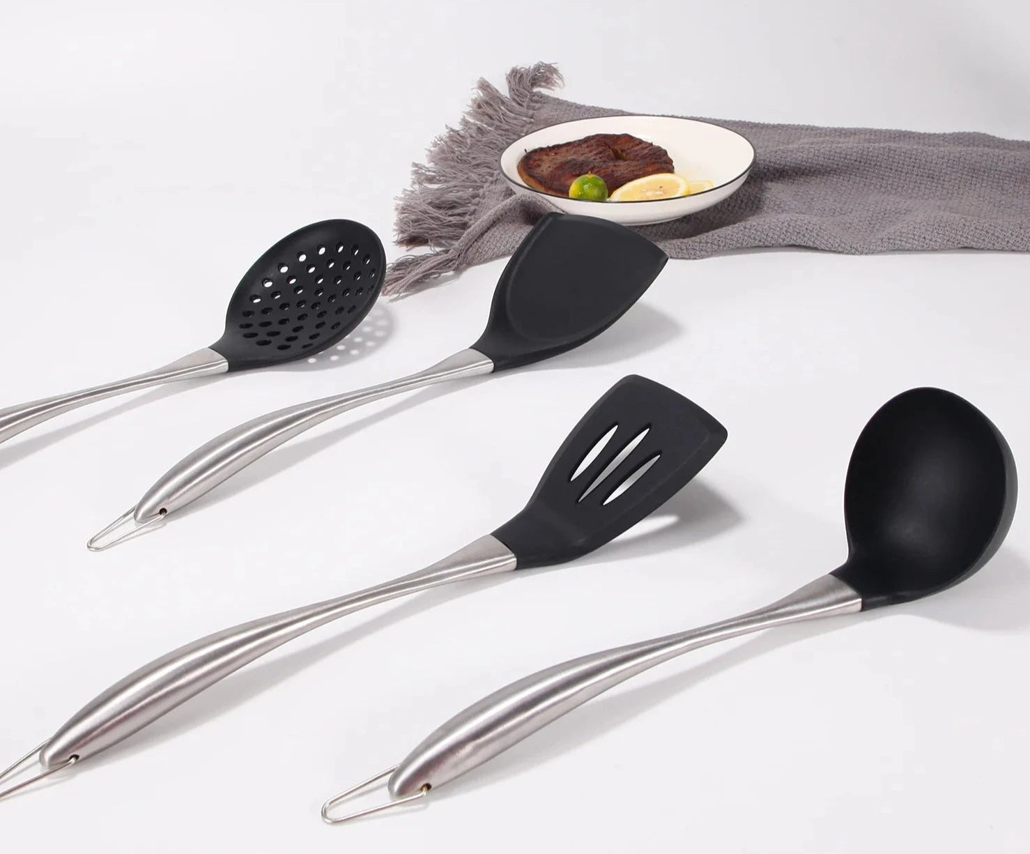 4x Silicone Utensil Set | Non Toxic Kitchen Utensils