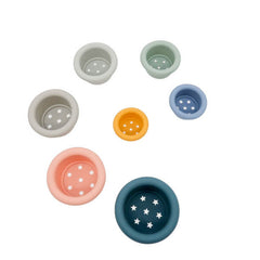 3-Color Silicone Stacking Toy