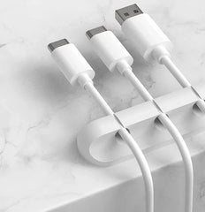 Silicone Cable Holder | Pack of five for best organization