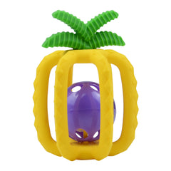 Silicone Pineapple Teething Rattle Toy