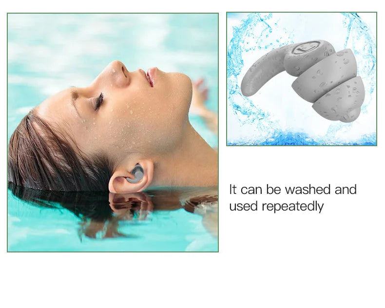 1 Pair Silicone Ear Plugs | Earplugs to Cancel Noise