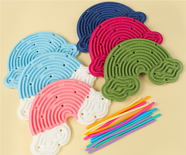 Rainbow Cloud Sensory Board