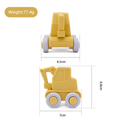 Child Silicone Toy Car Set