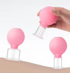 4 Piece Cupping Set | Silicone Cupping Therapy Kit