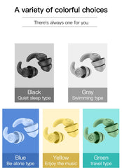 1 Pair Silicone Ear Plugs | Earplugs to Cancel Noise