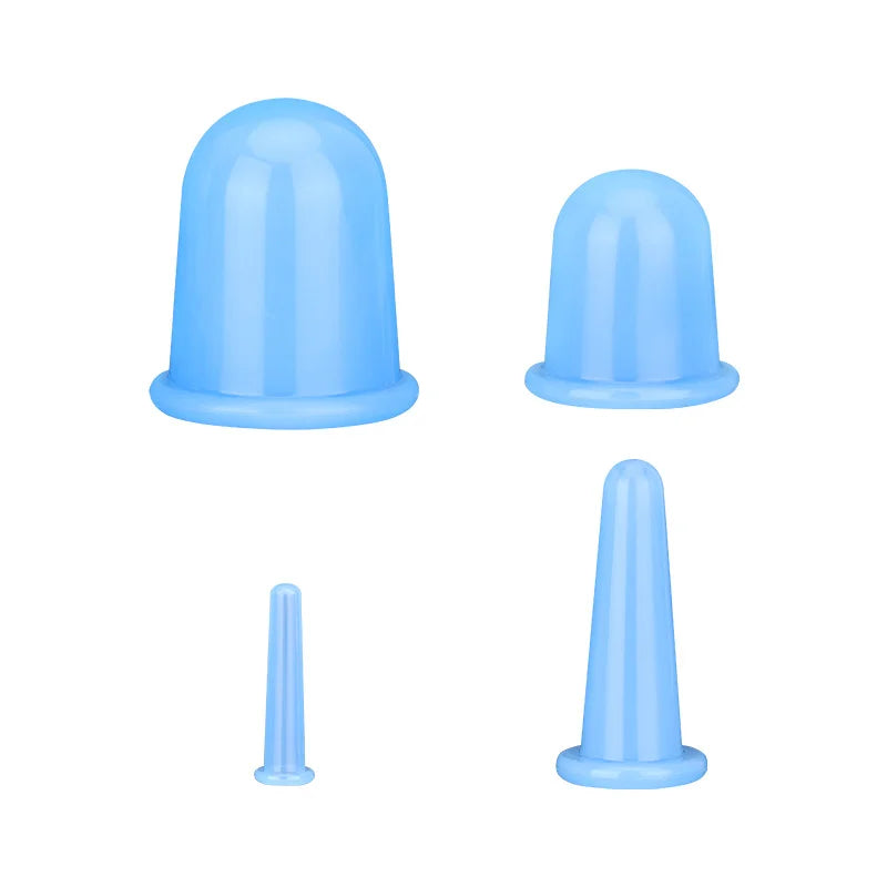 Sky blue Silicone Cupping Set | Cupping Therapy Kit