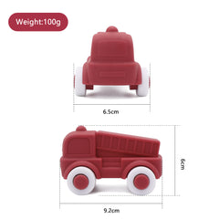 Child Silicone Toy Car Set